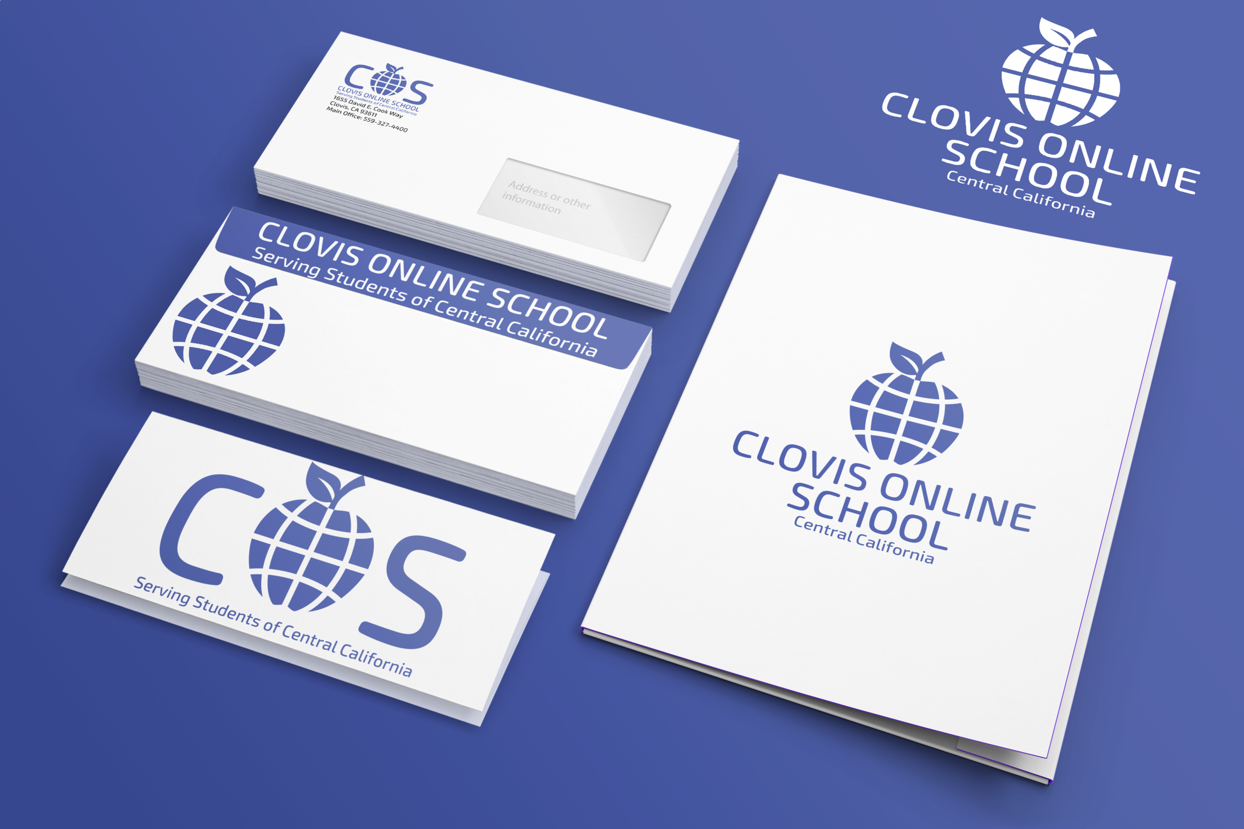 Clovis Online School branding