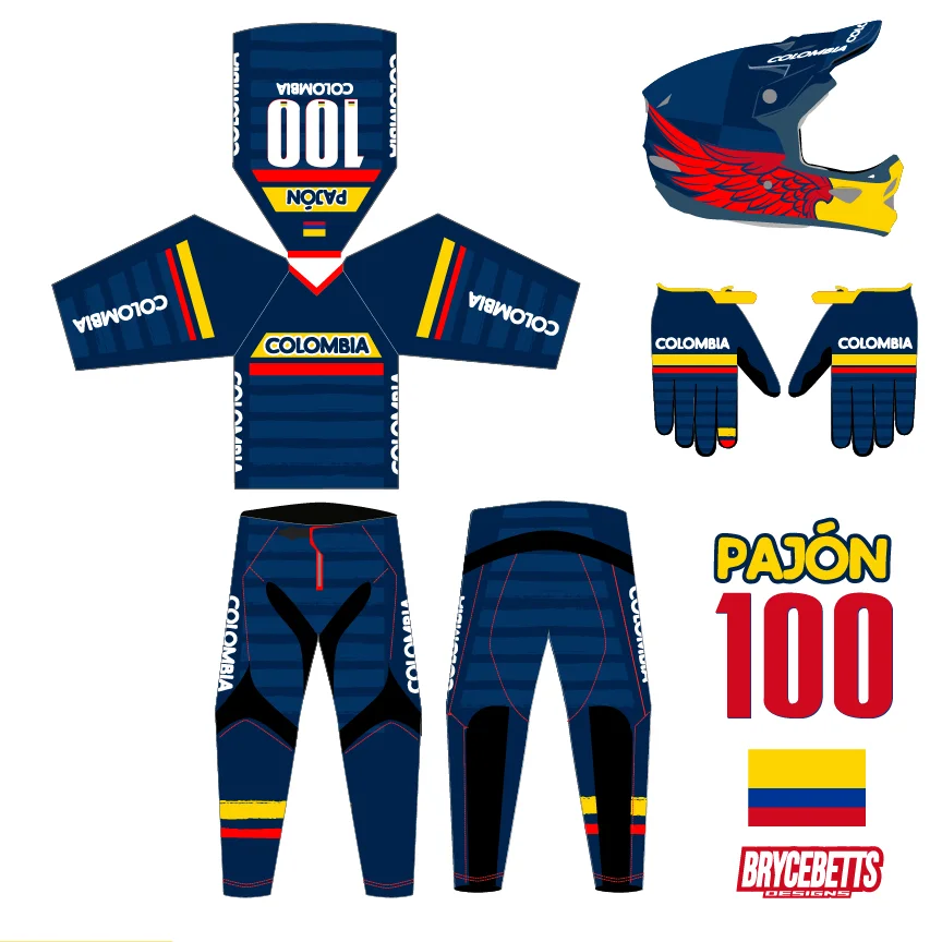 ColoColombia BMX Racing Olympic Gear Design