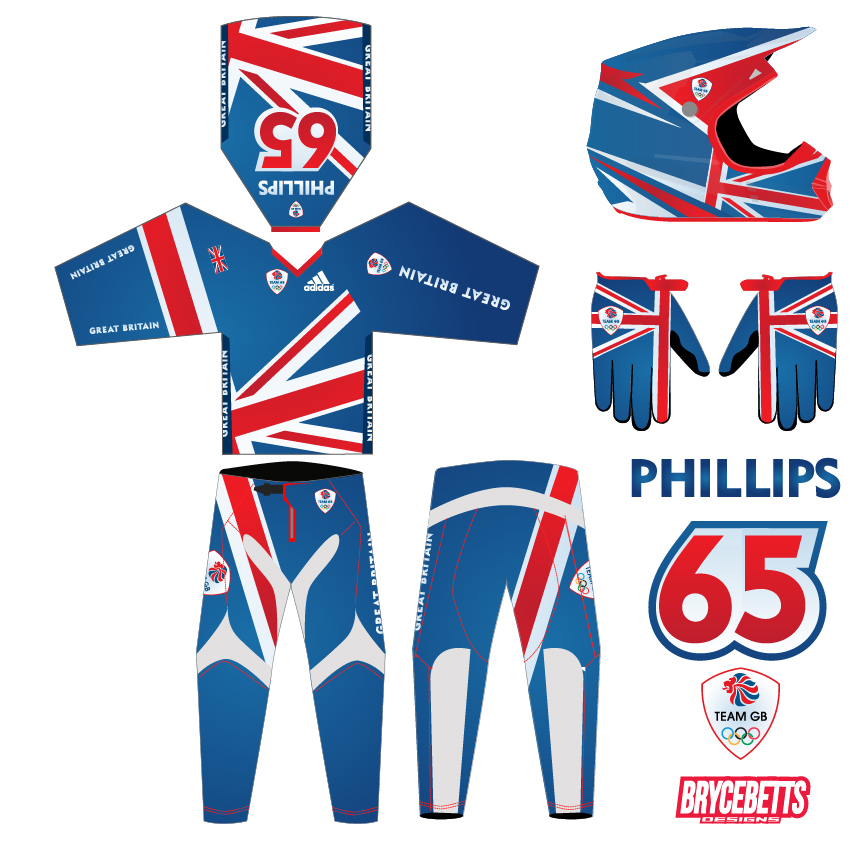 Great Britain BMX Racing Olympic Gear Design