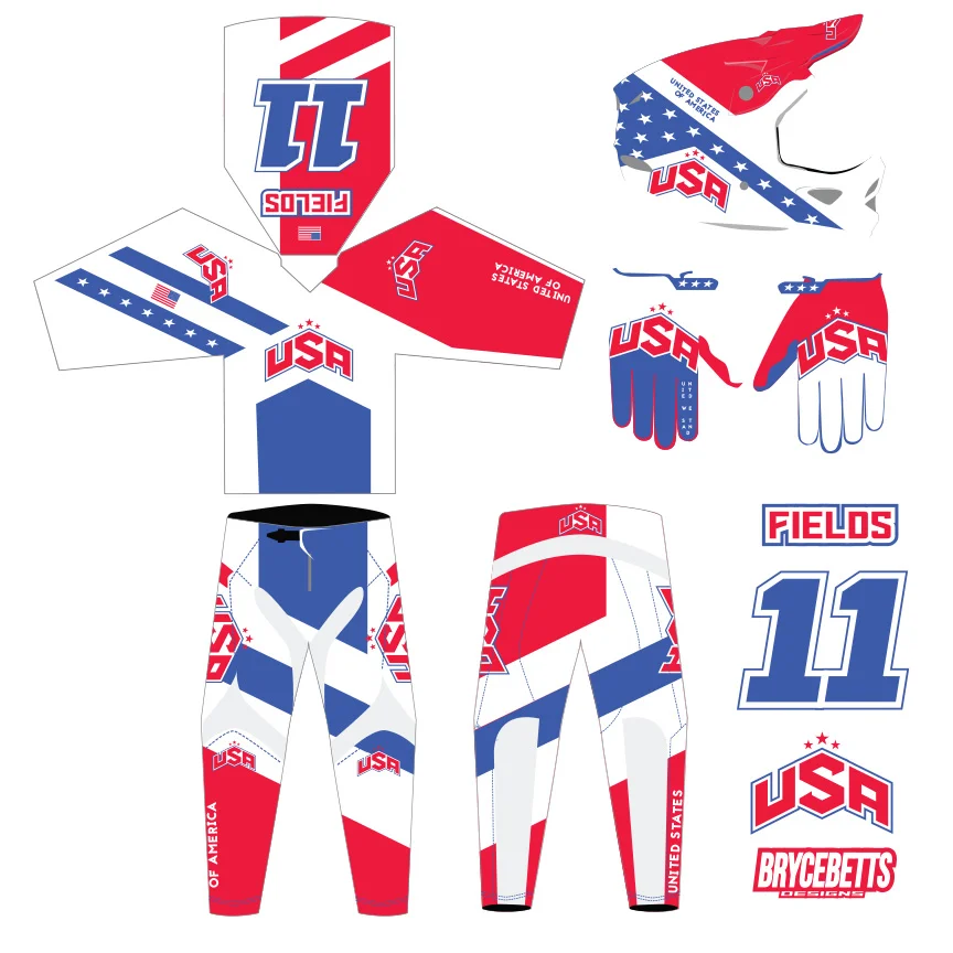 USA BMX Racing Olympic Gear Design
