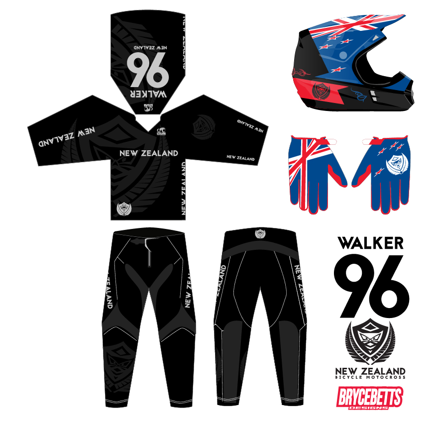 ColombiaNew Zealand BMX Racing Olympic Gear Design