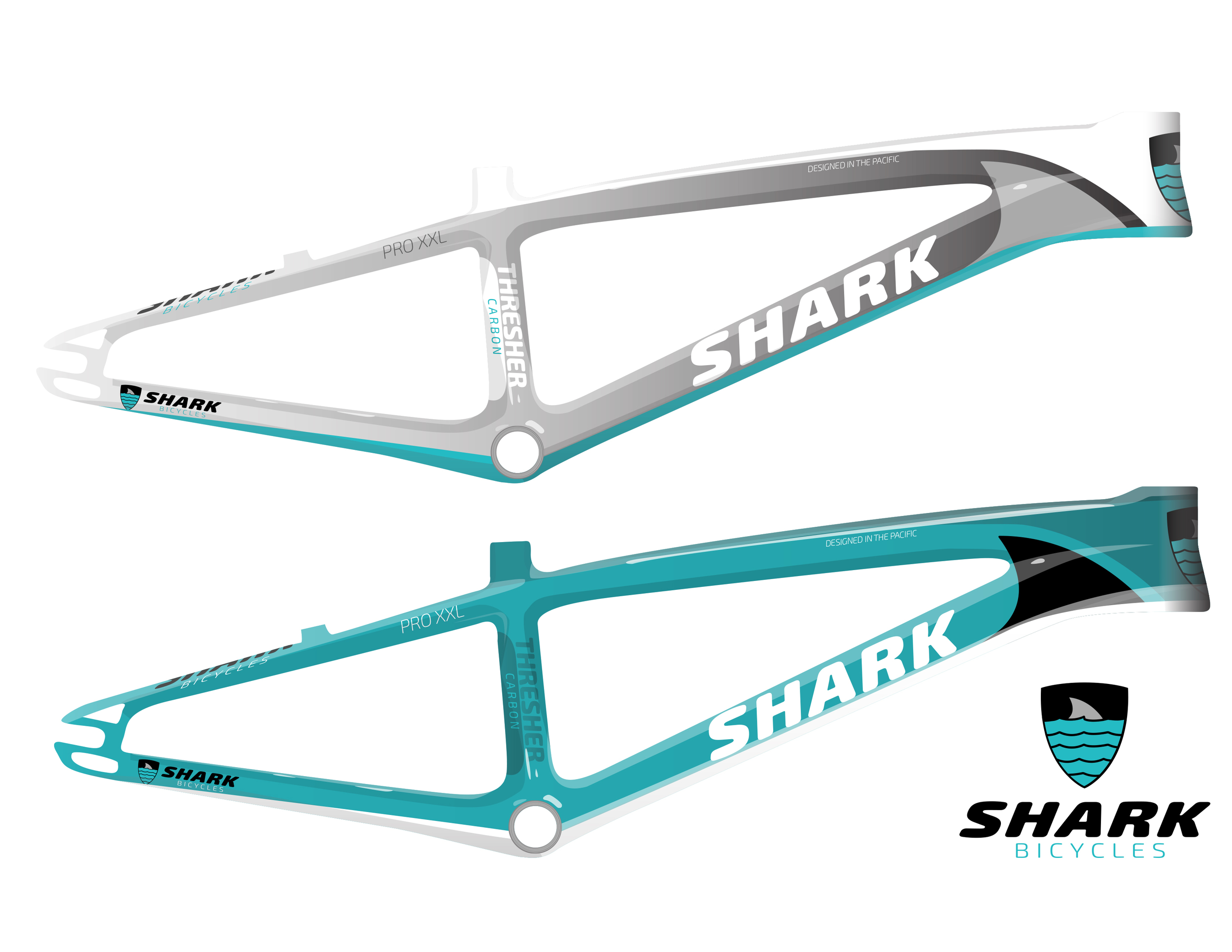 Shark Bicycles - Designed in the Pacific — Bryce Betts Designs - BMX -  GRAPHIC DESIGN