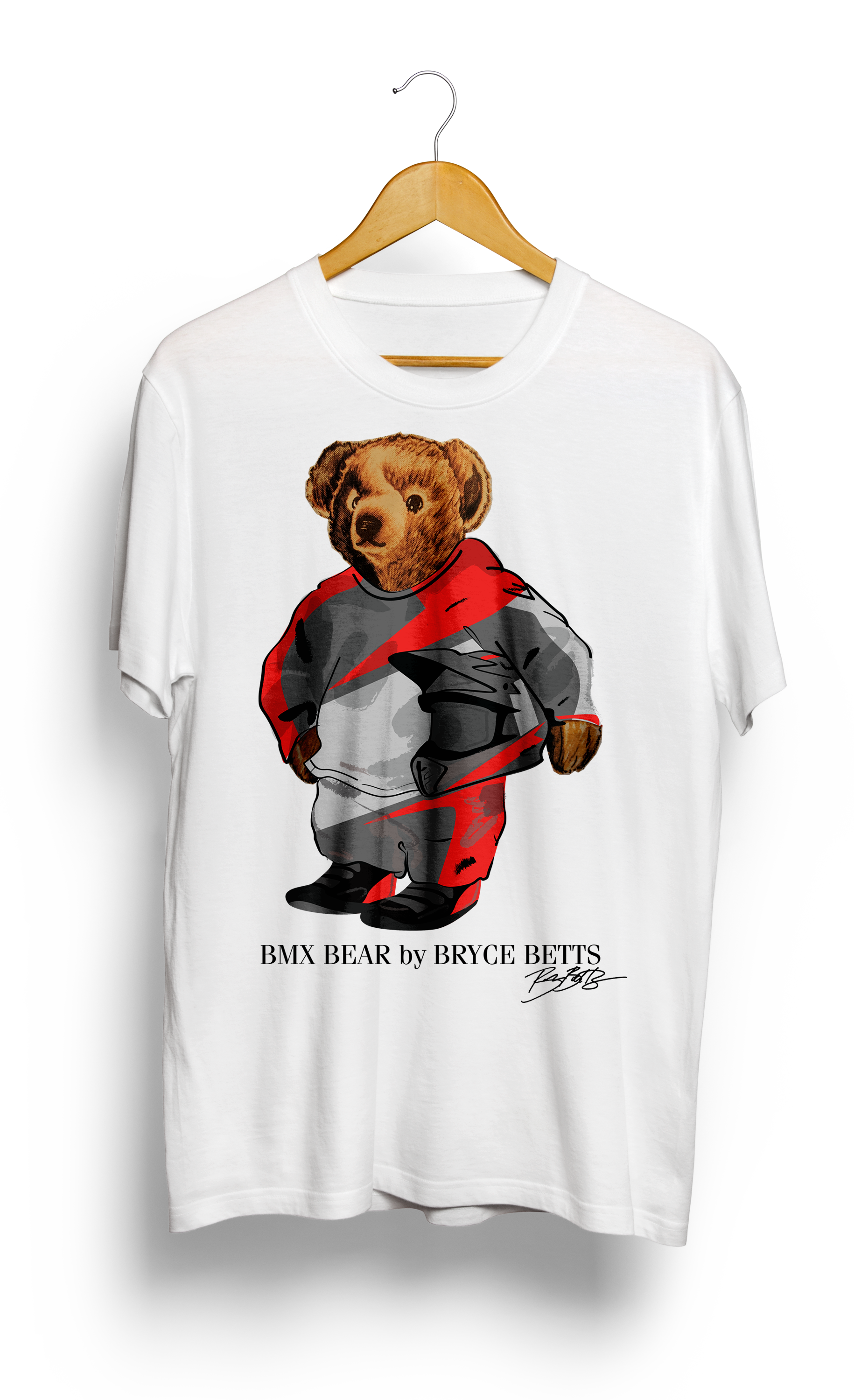 ADULT BMX Bear T-Shirt — Bryce Betts Designs - BMX - GRAPHIC DESIGN