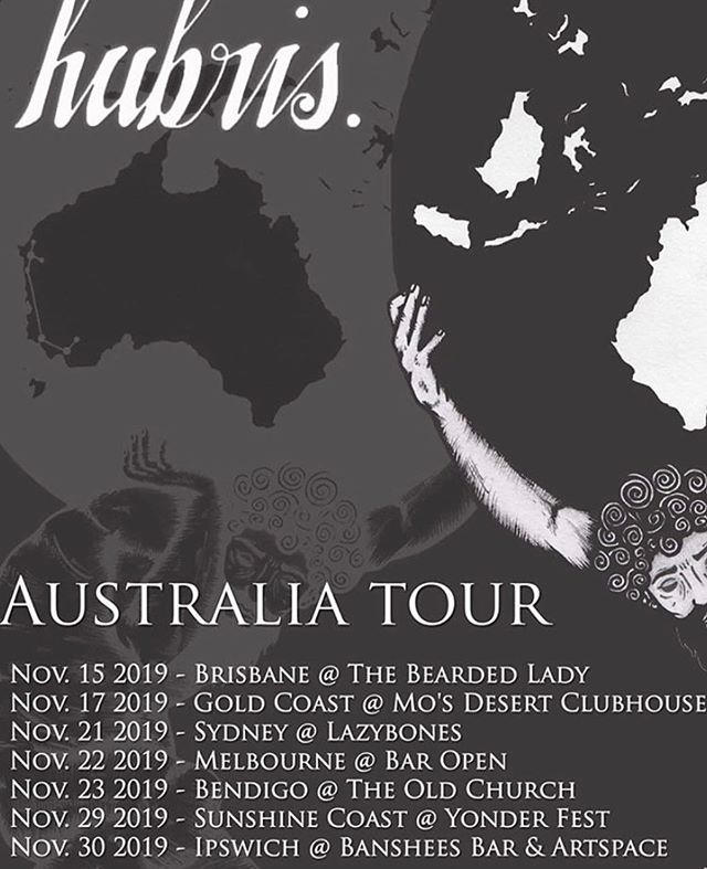 Big shoutout to @josephrabjohns for pulling this together through @artascatharsis. One of our favourite post rock bands hubris (SUI) are touring Aus next month! Stayed tuned for more AAC gig announcements shortly..... #Australian #progressive #experi