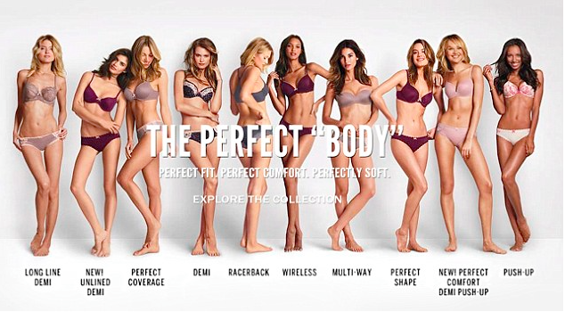 The perfect body campaign by victoria secrets in 2014