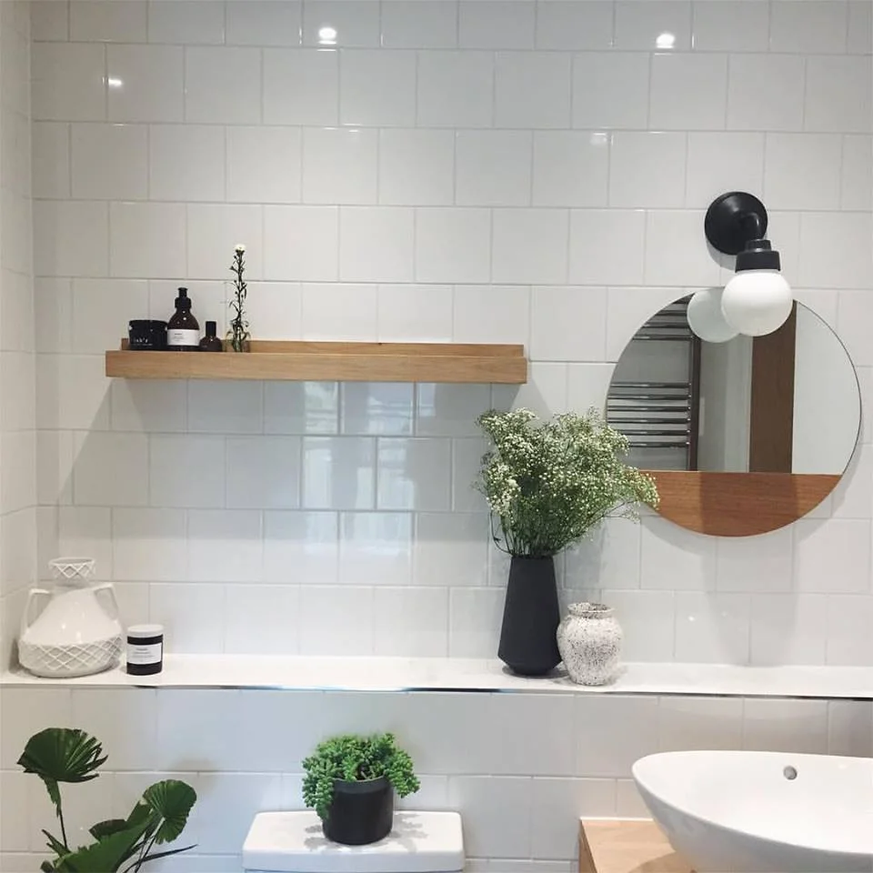 Image: Vintage ceramics (white jug with handles, spotty vase) both sourced from Gibson + Gibson. 