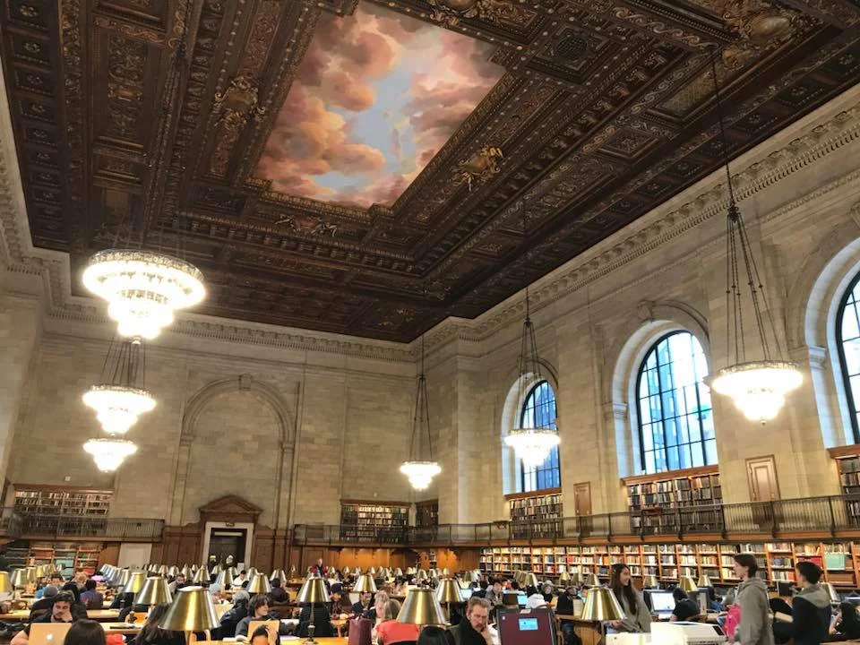 Beautiful scenes at New York Public Library&nbsp;