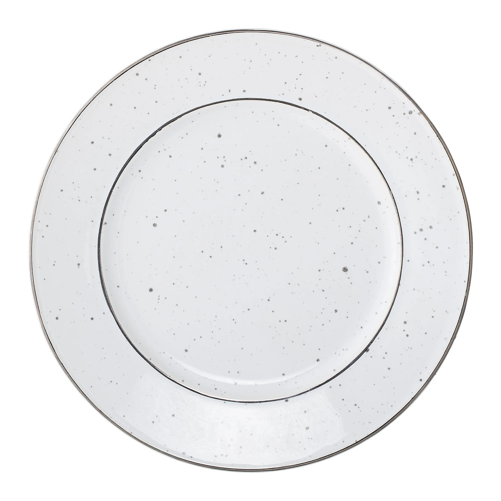 #008 White Fleck Side Plate 20cm Hire Price - £2.20 Minimum Order 3 Current Stock Available 60