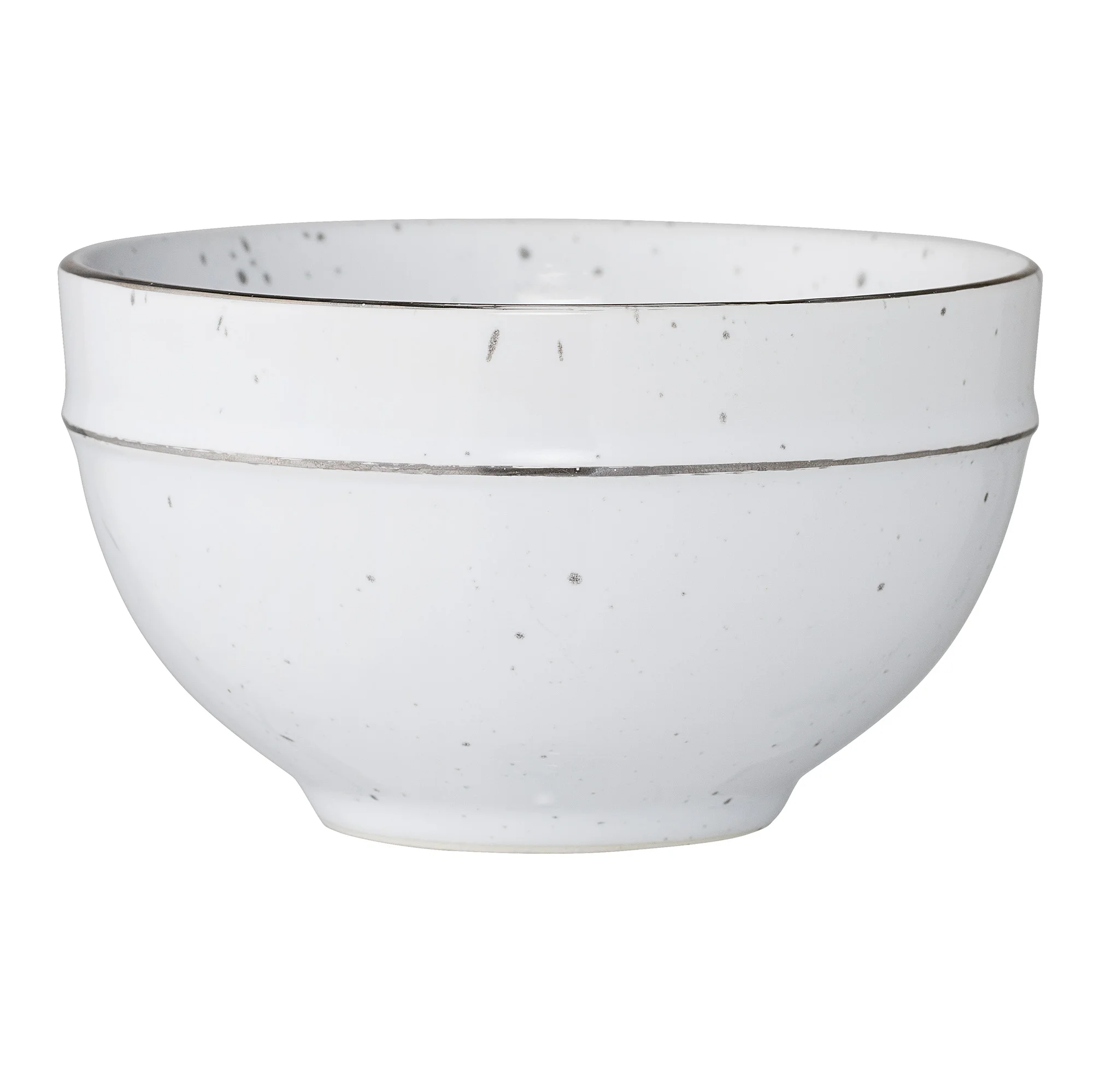 #009 White Fleck Small Sharing Bowl 12.5cm x H: 7cm Hire Price - £1.80 Minimum Order 5 Current Stock Available 30