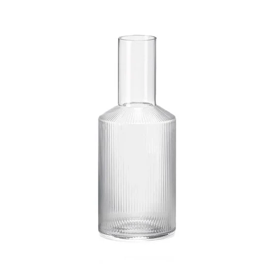 #027 Ripple Carafe H34cm x W9cm Hire Price - £6.20 Minimum Order 5 Current Stock Available 12