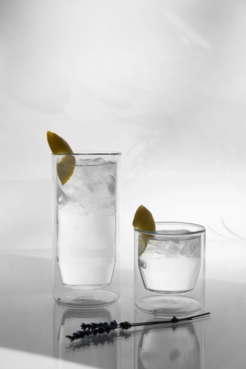 Tall Double Wall Glasses - Set of 2
