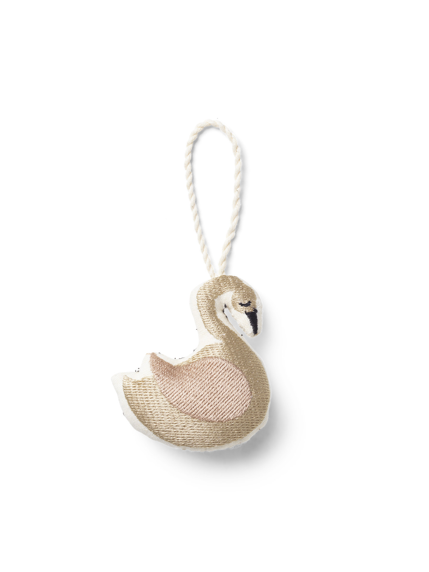Copenhagen Embroidered Swan Decoration 