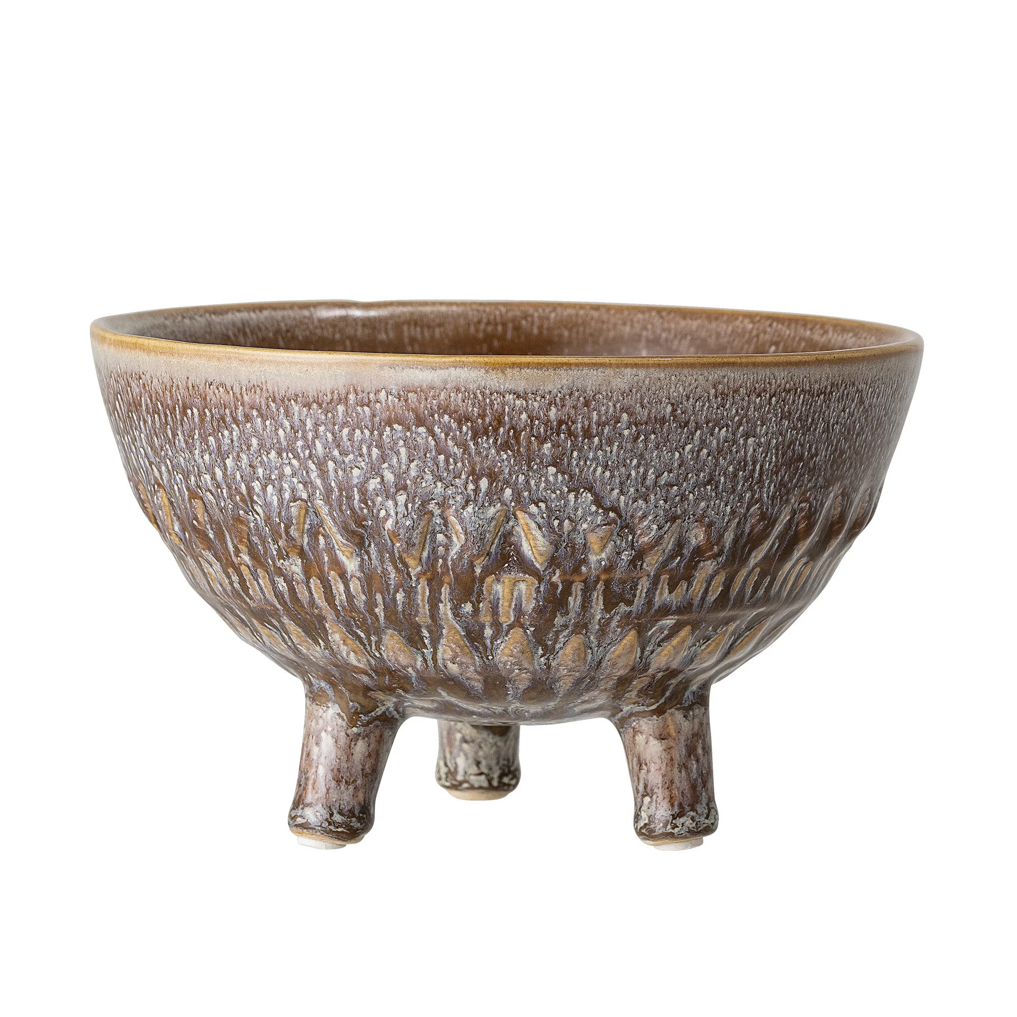 Rustic Stoneware Tripod Plant Pot 