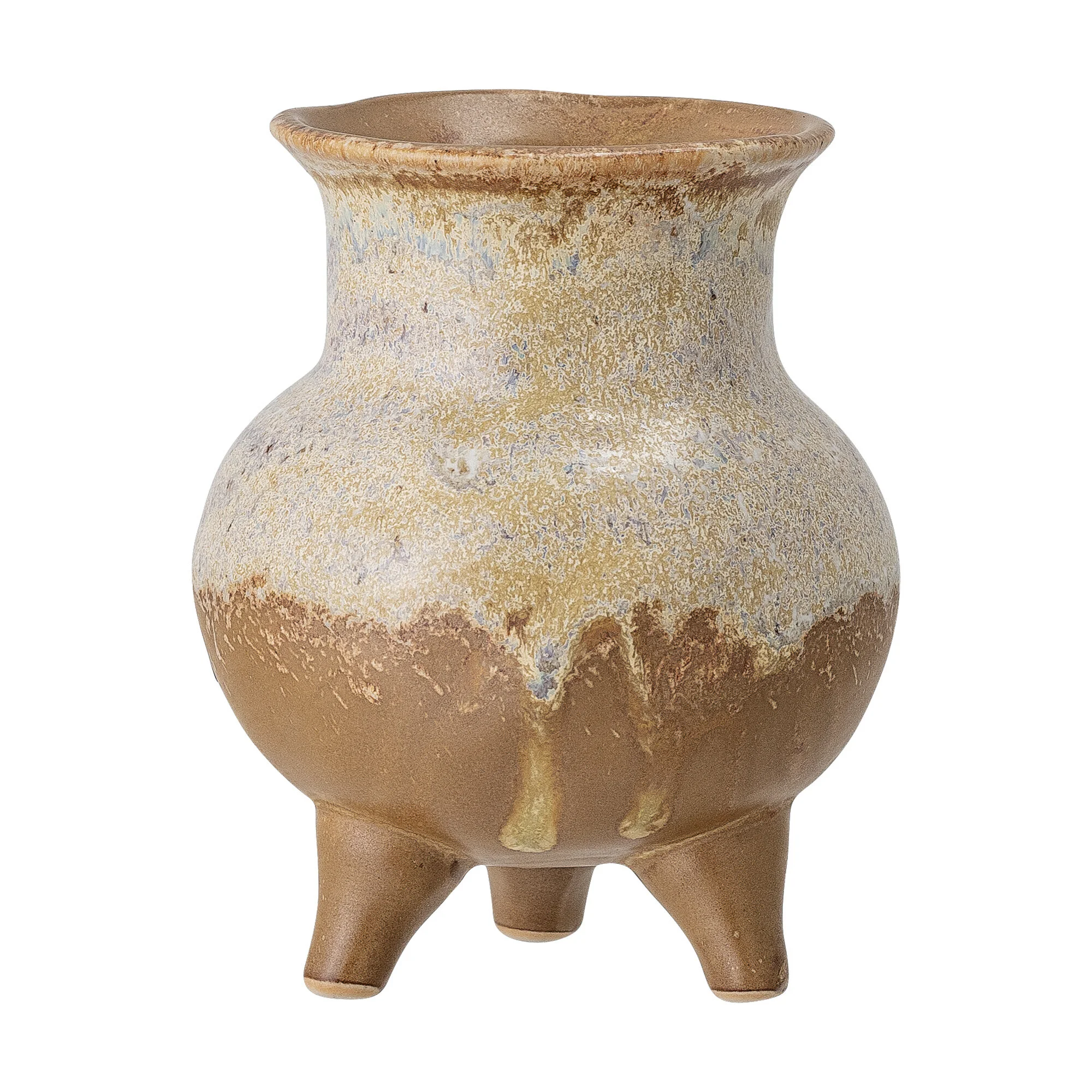 Rustic Tabacco Stoneware Pot 