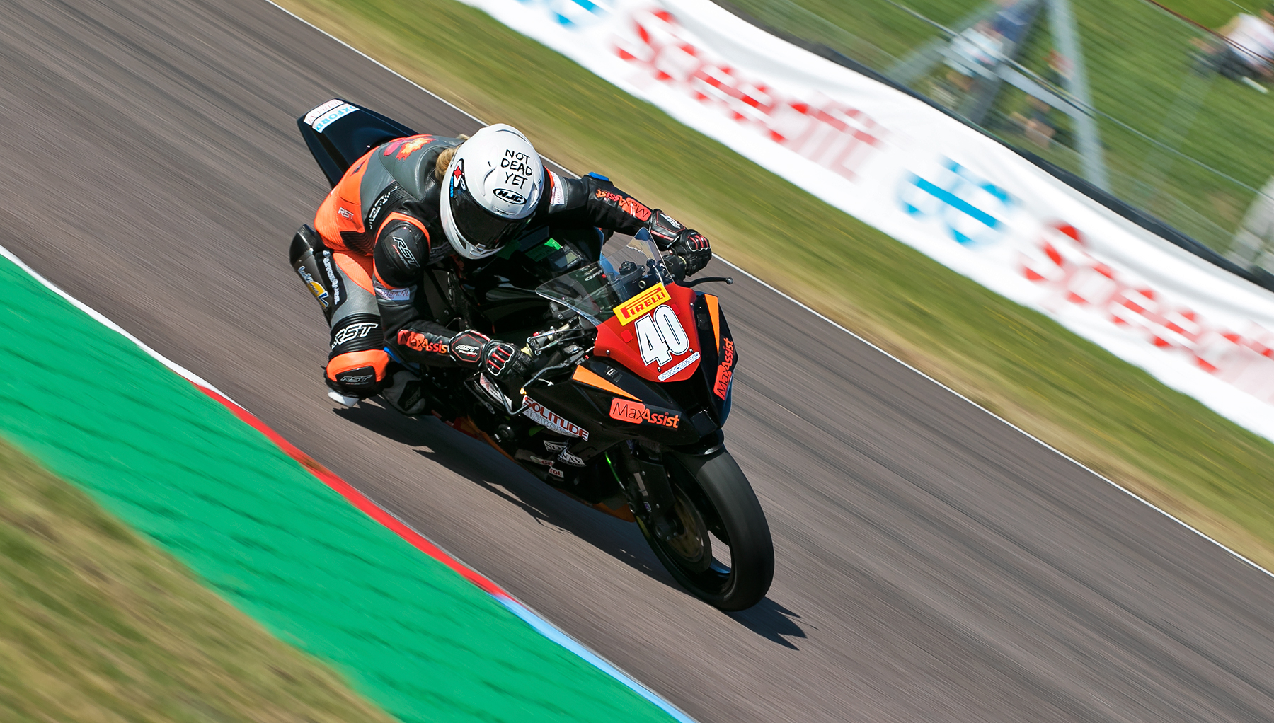 Nadieh during qualifying at Thruxton, photo by www.burnoutmedia.uk
