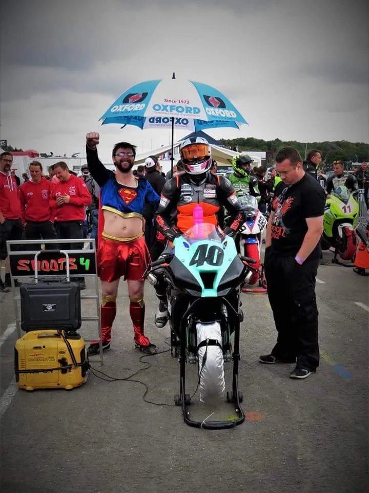 Luit stealing the show in the pre grid area!