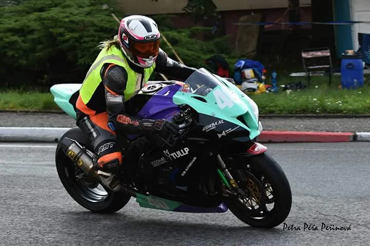 Taking it easy on a partly wet track during Saturday morning free practice. Photo by Petra Perinova.