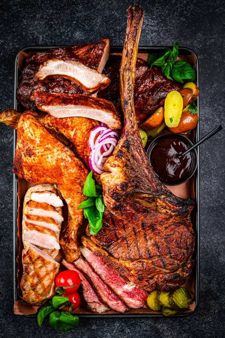 Mixed grill plateau met Tomahawk