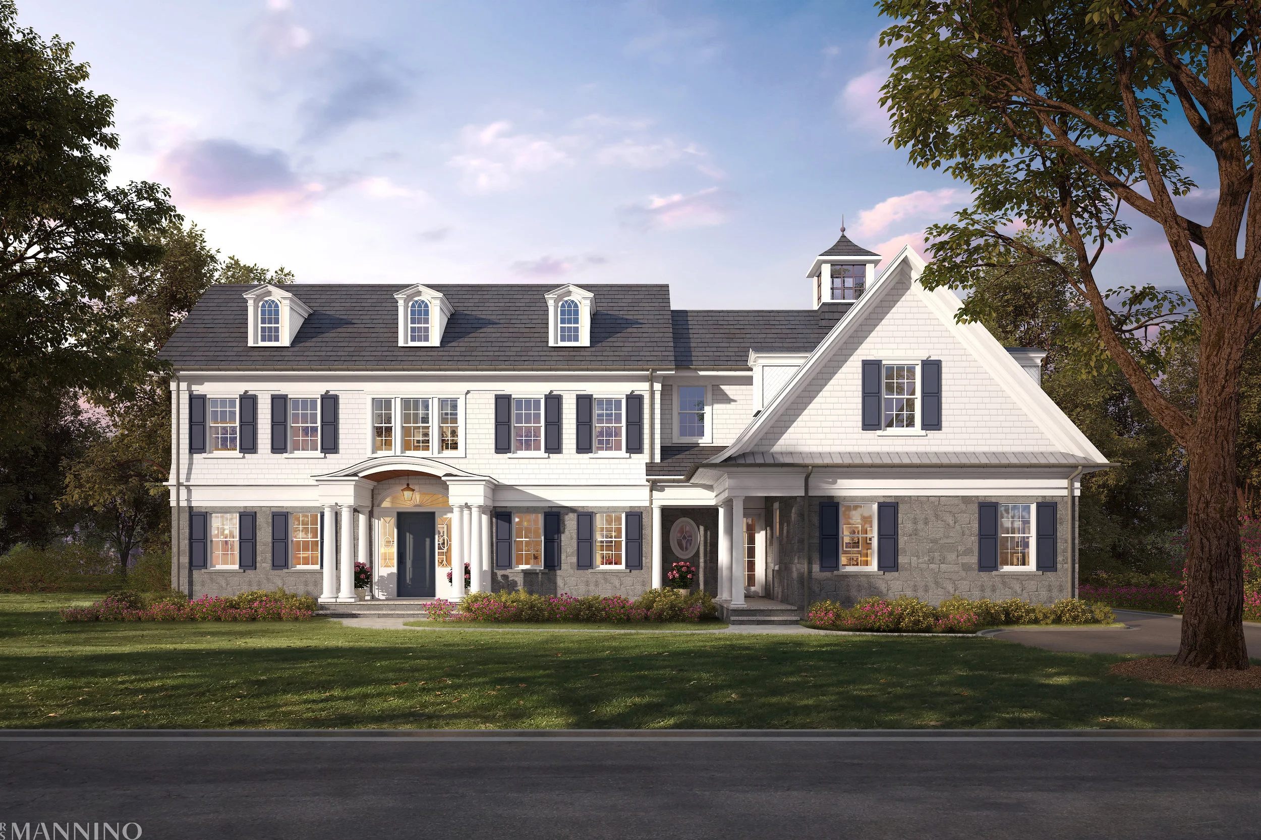 Timeless, classic, colonial, these might be a few words that could describe this new home.