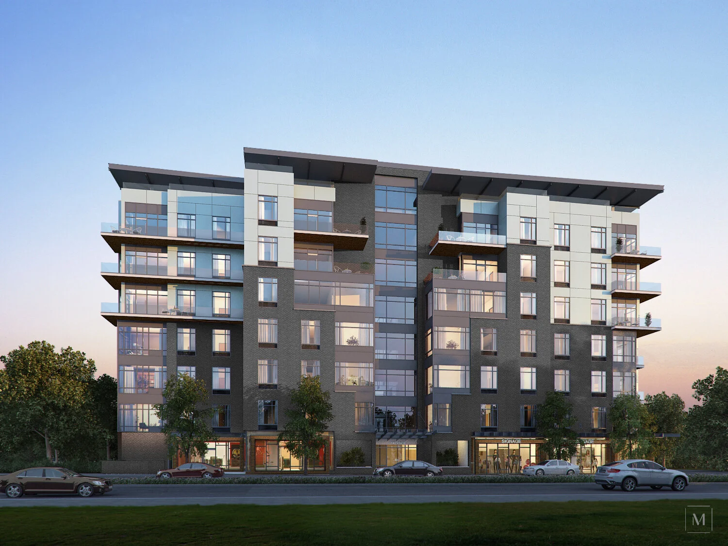 Luxury 72-unit Mixed Use Apartment building