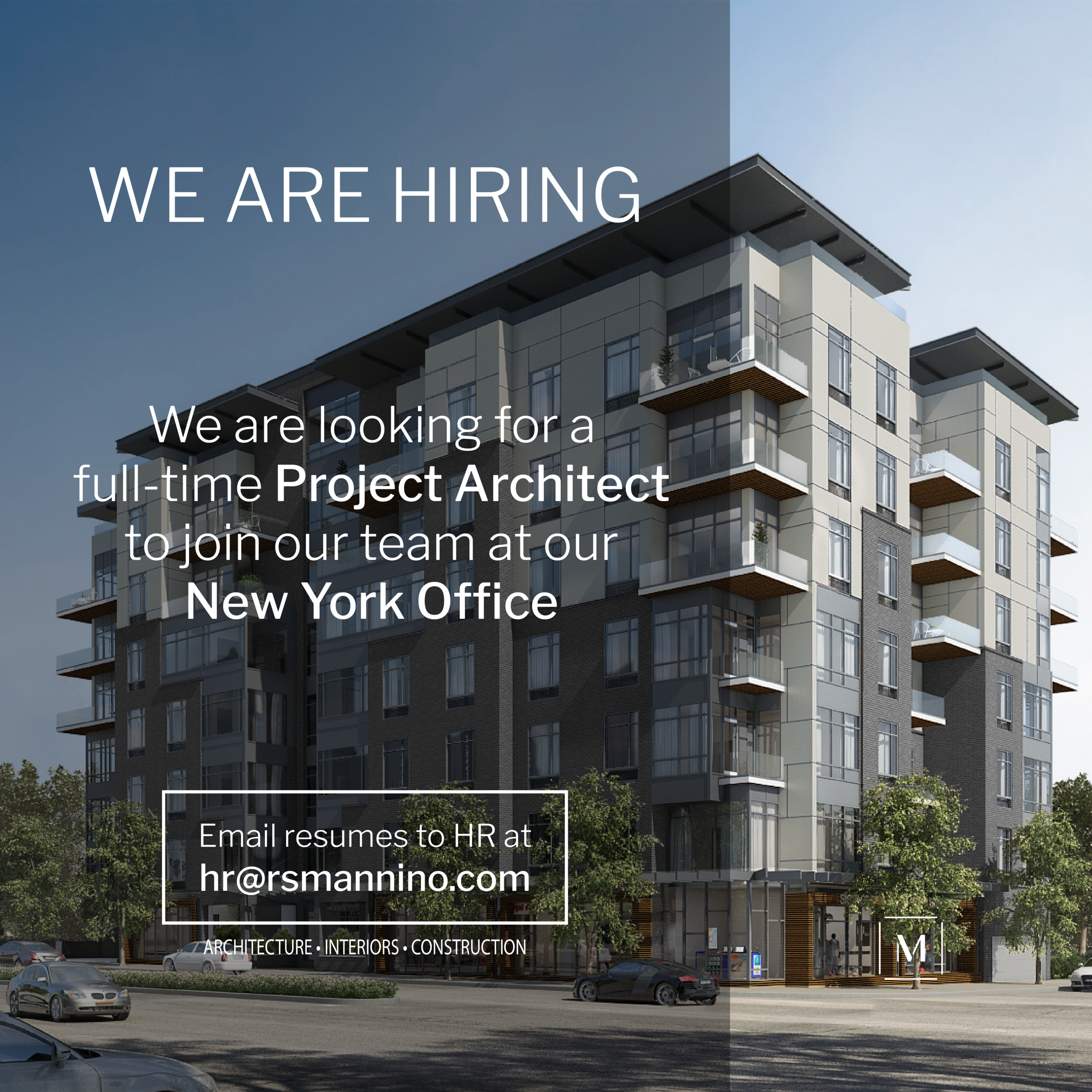 RS Mannino is Hiring a Project Architect — RSMANNINO