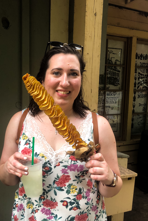 Tater Twist and Frozen Lemonade