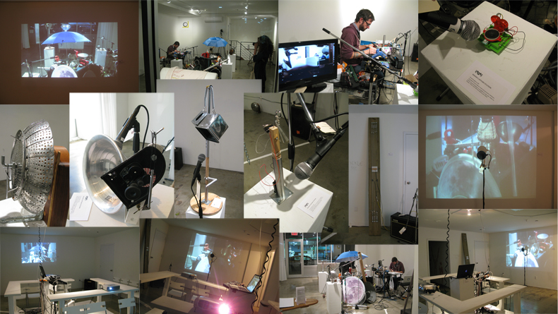 Found-object musical constructions for Fates 24 Hour Action: A 24 Hour performance residency hosted by Glasshouse