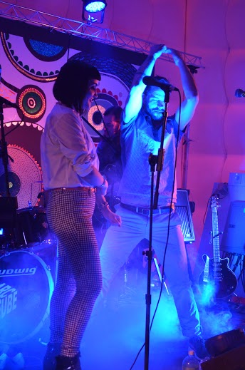Video still from Batfog's Sugarcube performance