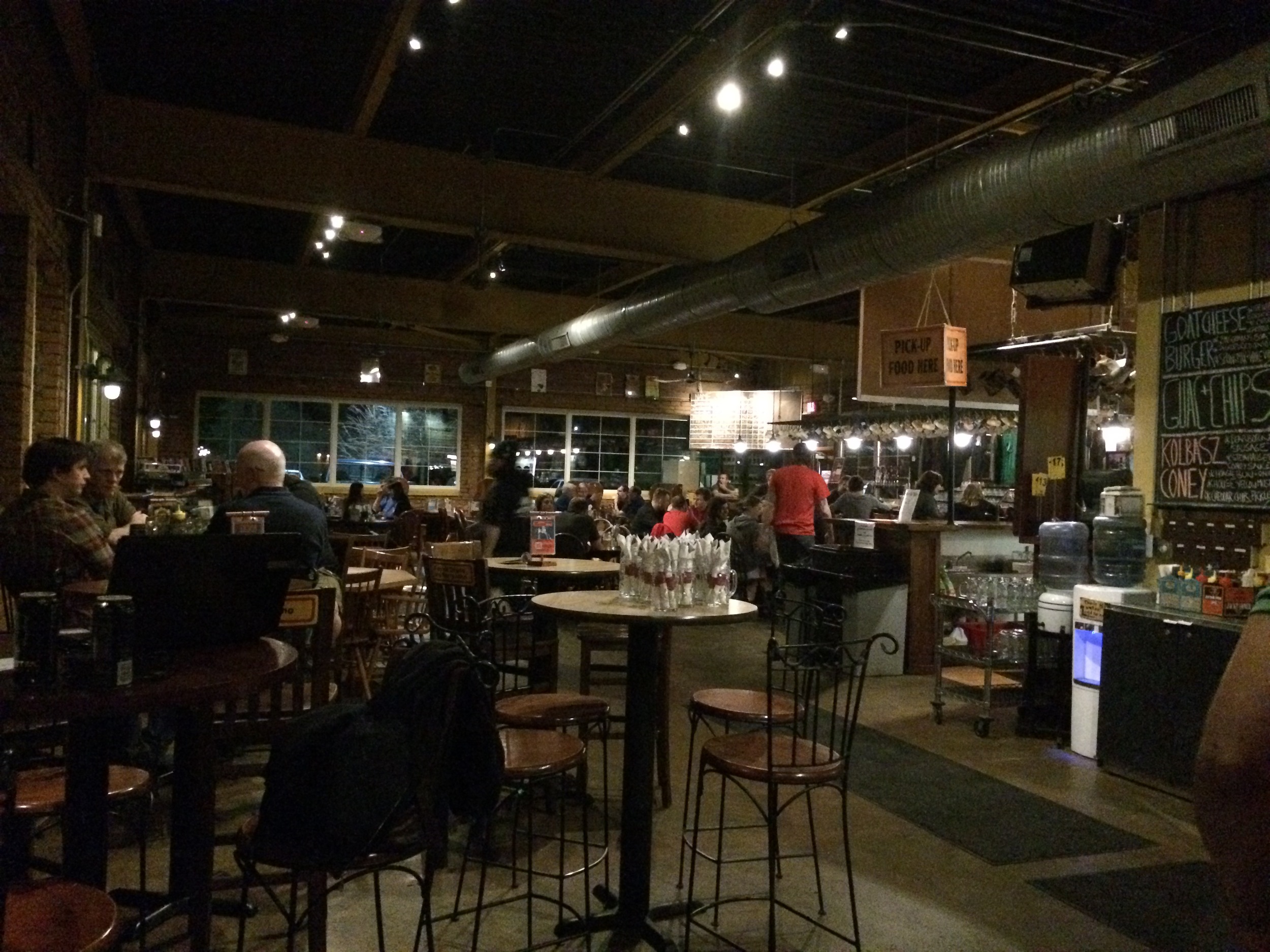 Enjoying the laid back vibe of Corner Brewery