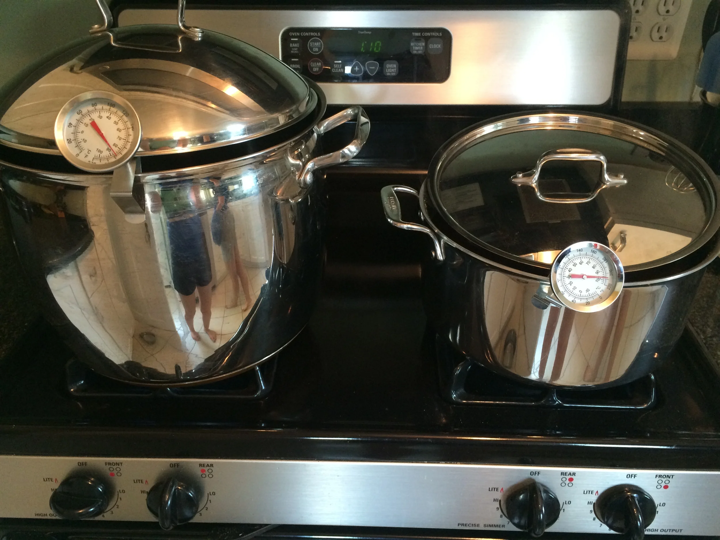 Our twins boiling away