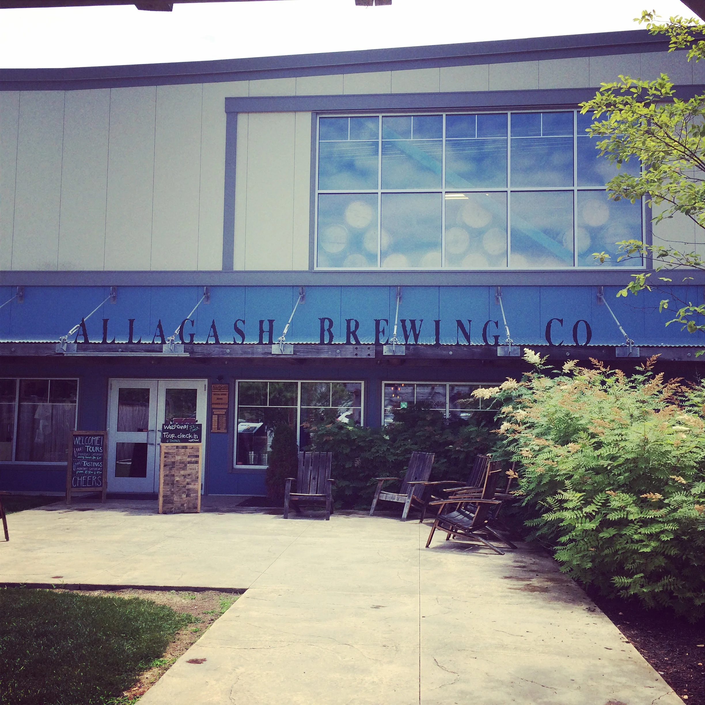 Allagash Brewery in Portland, Maine