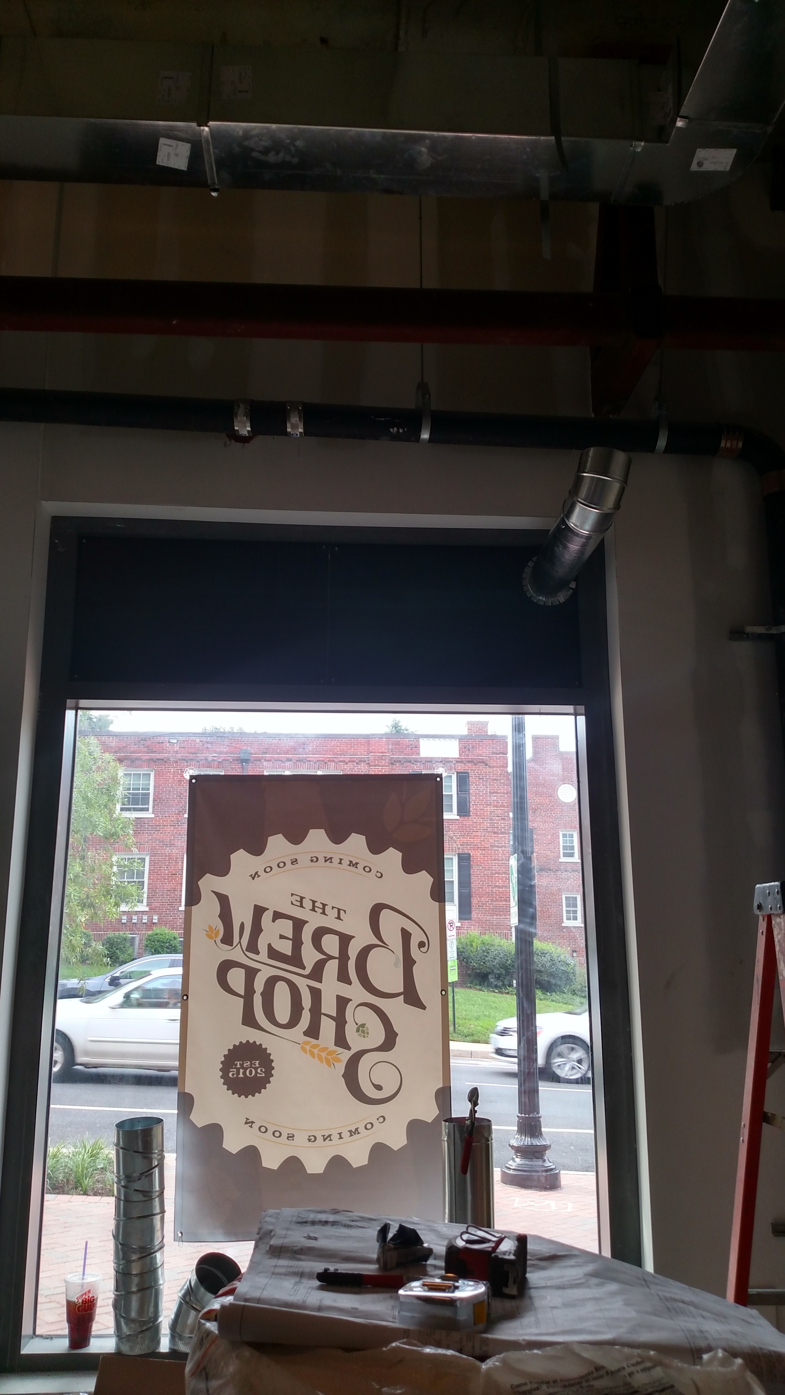 Getting to hang our Coming Soon sign was a good day. The definition of "soon" was apparently open to interpretation