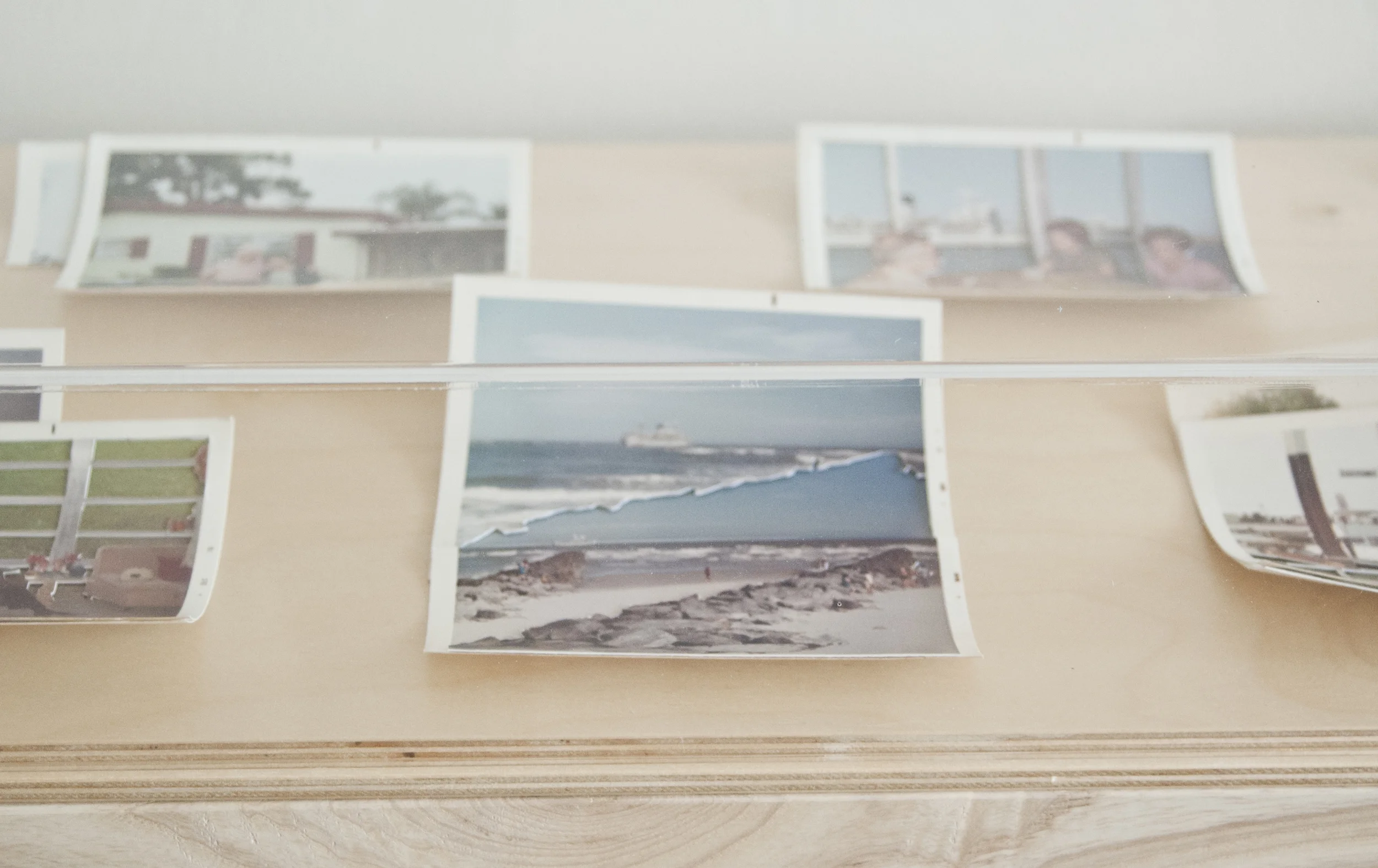 Vacation: All I ever wanted (Installation detail) // Cut and assembled family photos from ebay // 2015