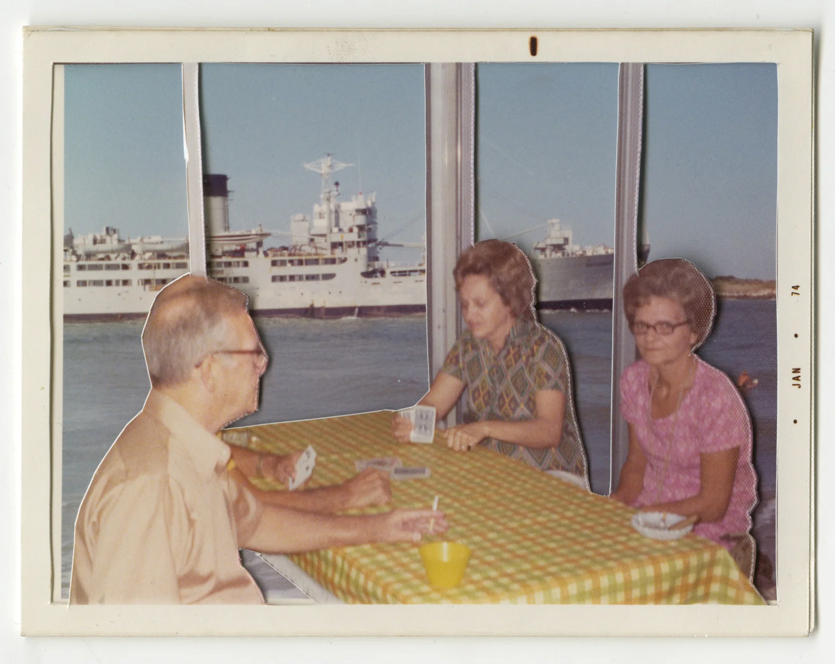 Vacation: All I ever wanted 4 // Cut and assembled family photos from ebay // approx. 4x5" // 2015
