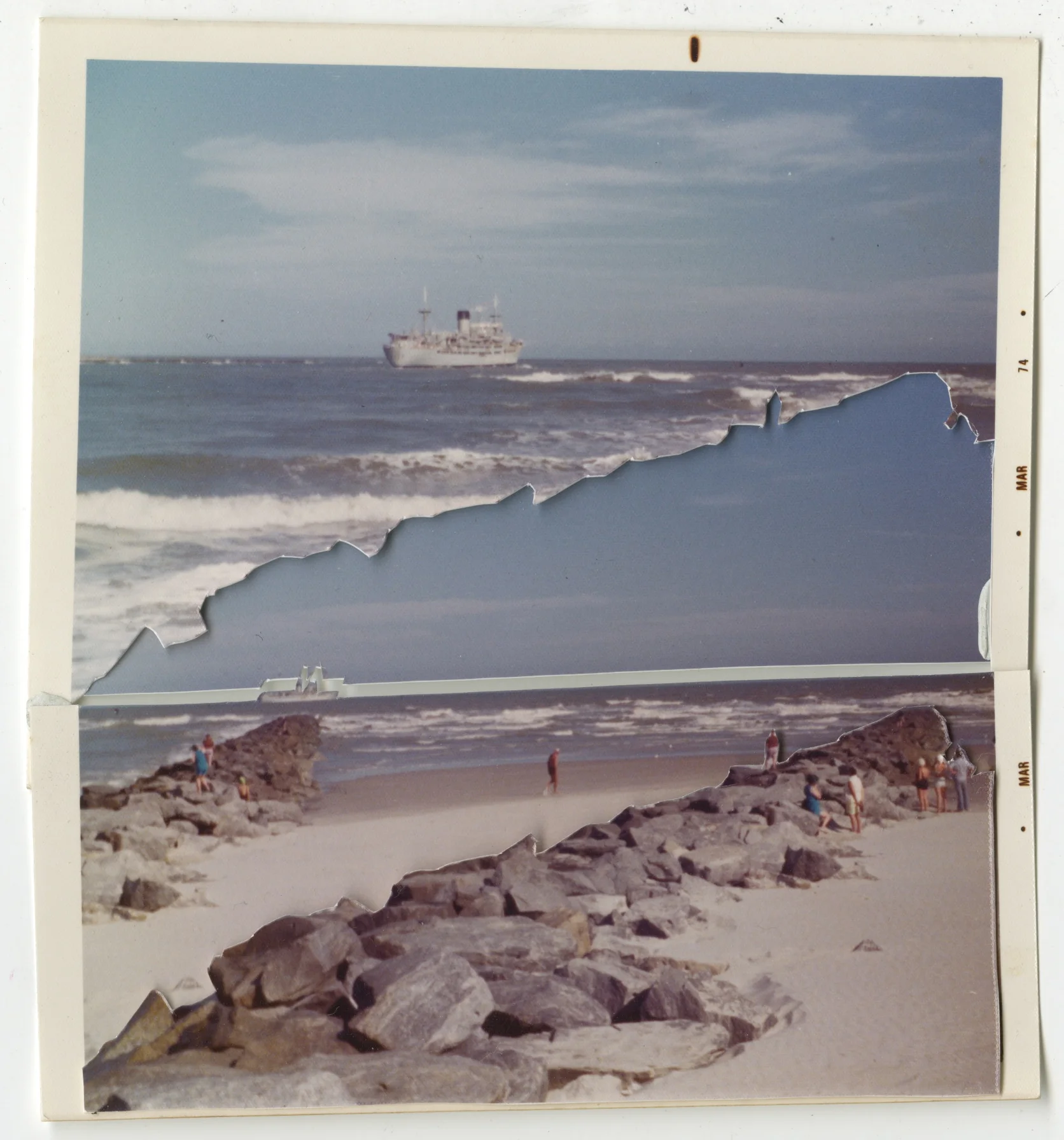 Vacation: All I ever wanted 1 // Cut and assembled family photos from ebay // approx. 4x5" // 2015