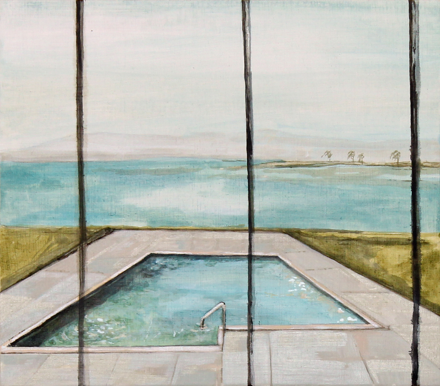 Room With A View // Oil on Panel // 8" x 7" // 2015