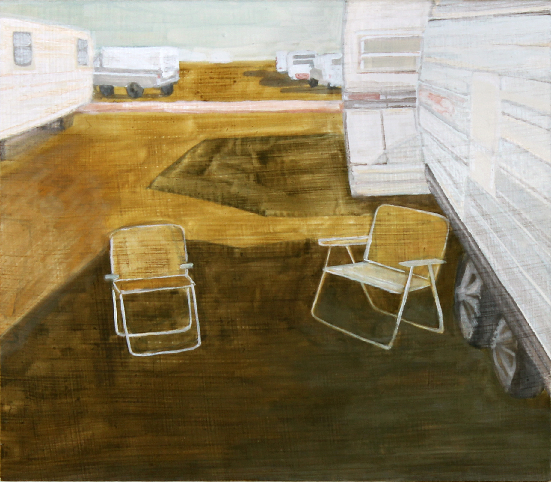 Staycation // Oil on Panel // 8" x 7" // 2015