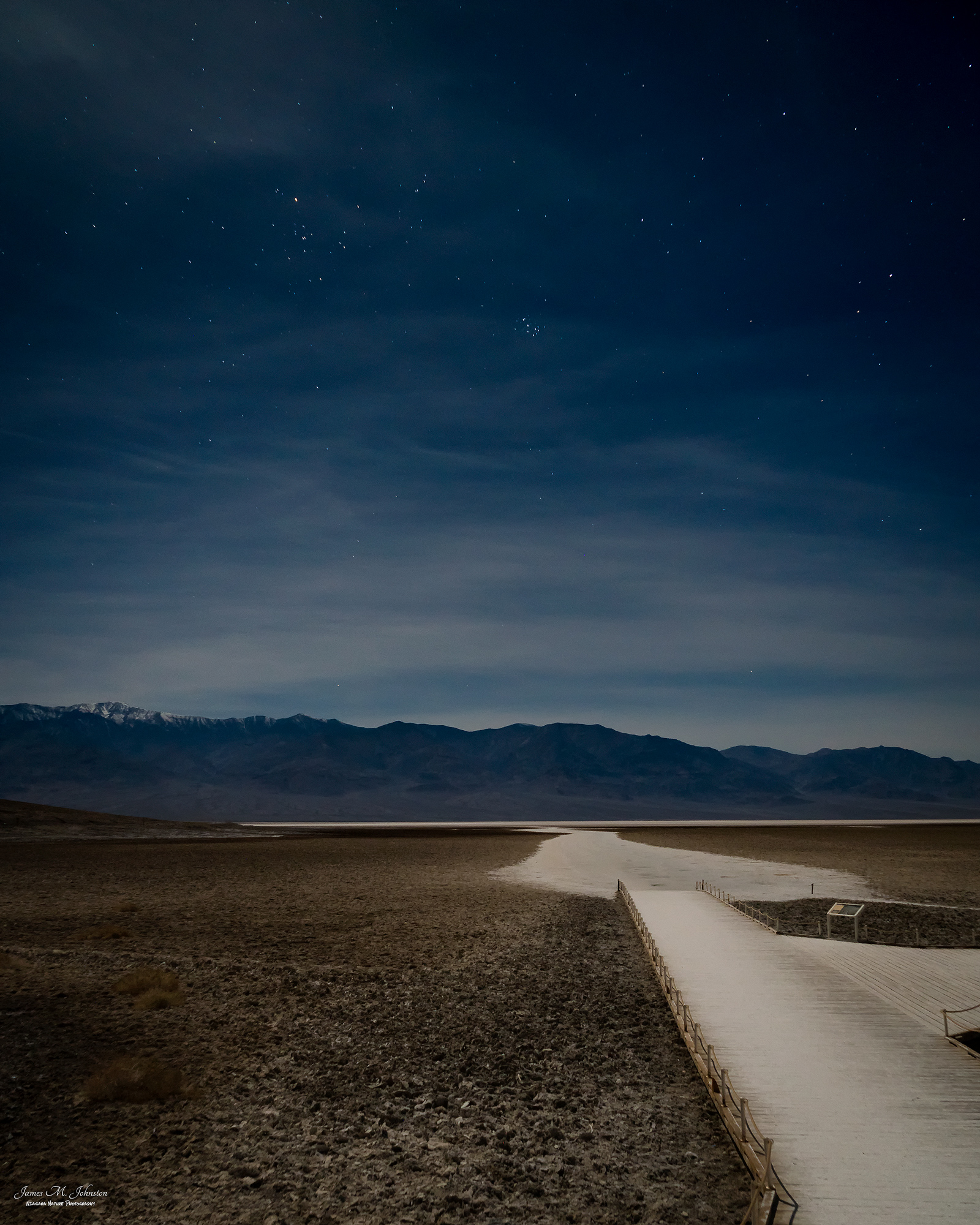 Badwater Basin By Moonlight