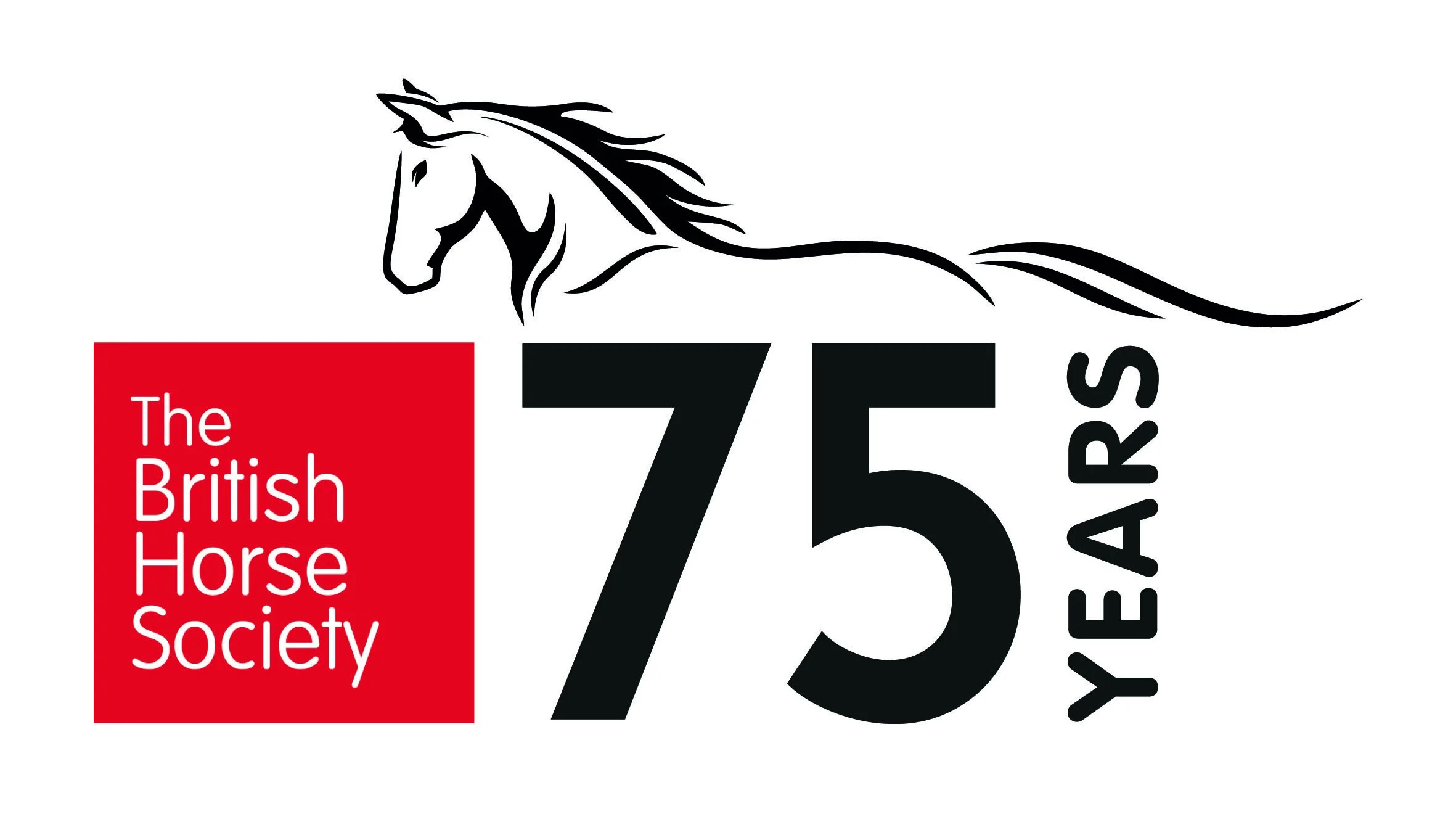 75 year anniversary logo design for the BHS