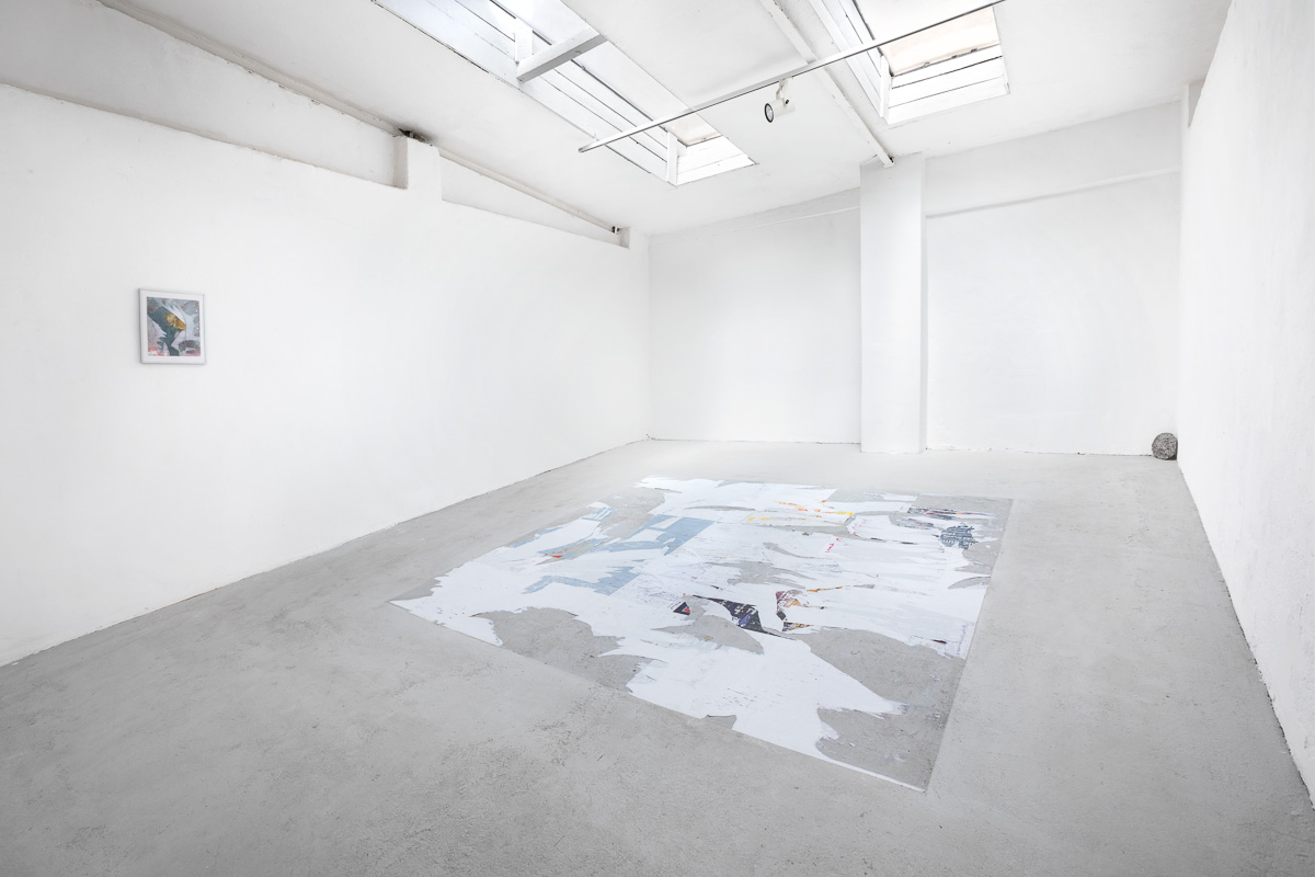 Colours and Papers: A Flower with Arm , 2018, Installation view at Galerie Prám, Prague, CZ