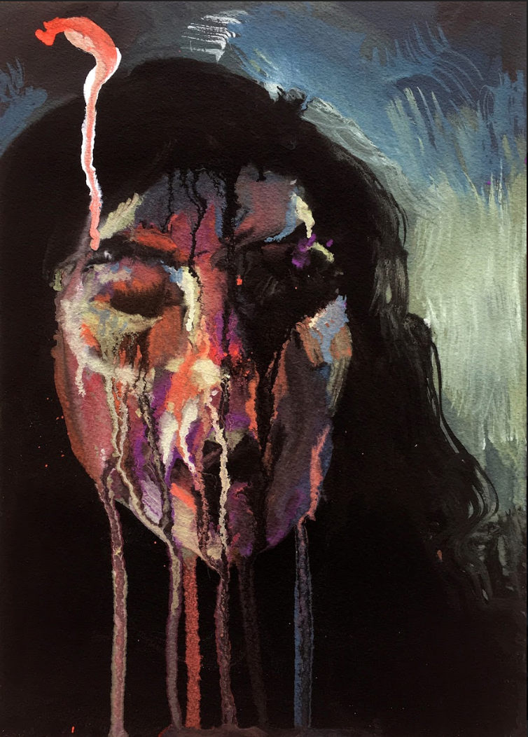 Ally, 2019, Gouache on paper, 36x26 cm