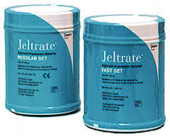 Jeltrate Dustless Alginate Impression Material Caulk is designed for making dental impressions for case study models, orthodontic models and opposing models.