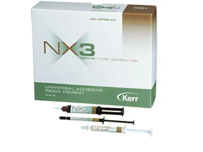 tions, NX3 Nexus is a permanent adhesive dental veneer cement system with an innovative chemistry