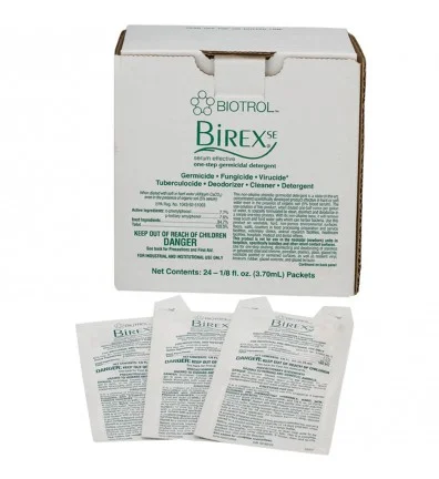 Birex SE Refill Pack Biotrol 12 x 1 fl oz Packets.  EPA-approved, cleaner and disinfectant against a broad-spectrum of pathogens. OSHA and CDC compliant.
