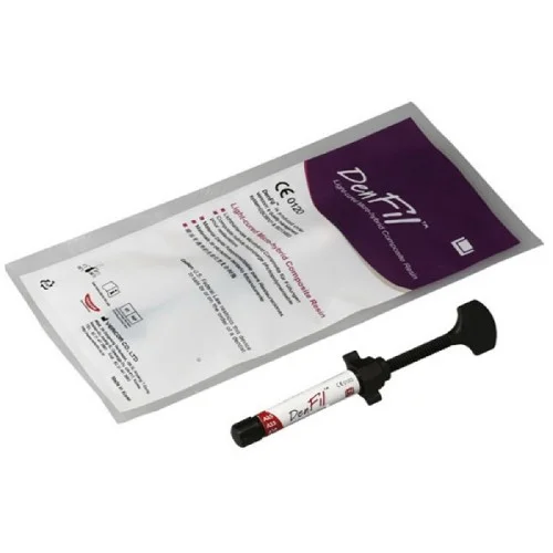 DenFil Hybrid is a light-cured restorative micro hybrid composite resin for use in both Posterior and Anterior restorations.