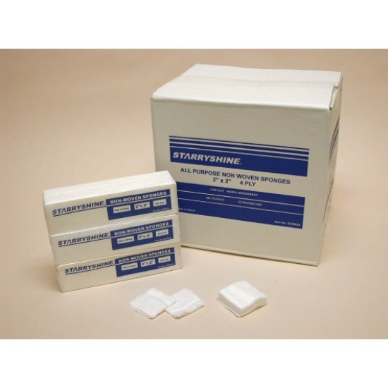 5000 Count Gauze Pads 2x2 - Soft 4-Ply Non Woven Gauze Sponges - Non Sterile Dental Gauze & Esthetic Wipes - All Purpose Medical Gauze Squares for First Aid, ...