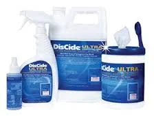 60DIS Discide Ultra Palmero 1 gallon. Hospital-level, 1 minute, ready-to-use quaternary ammonium, intermediate high-level alcohol-based disinfectant.