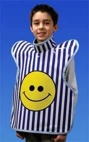 LEAD CHARACTER APRON - CHILD HAPPY FACE W/ COLLAR #27 (PALMERO)