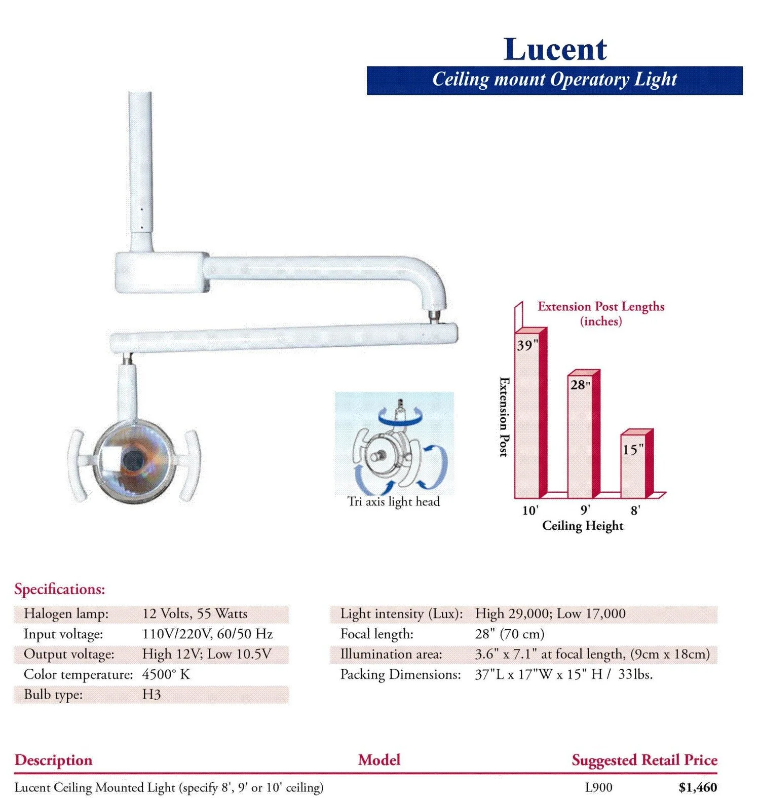 LUCENT OPERATORY LIGHT