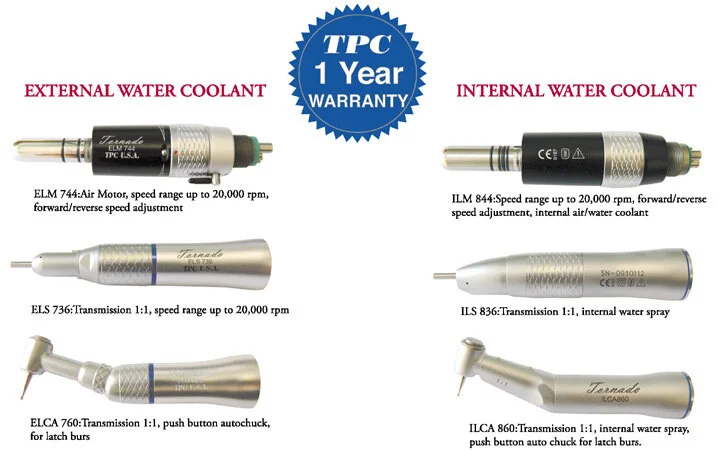 TPC LOW SPEED HANDPIECES